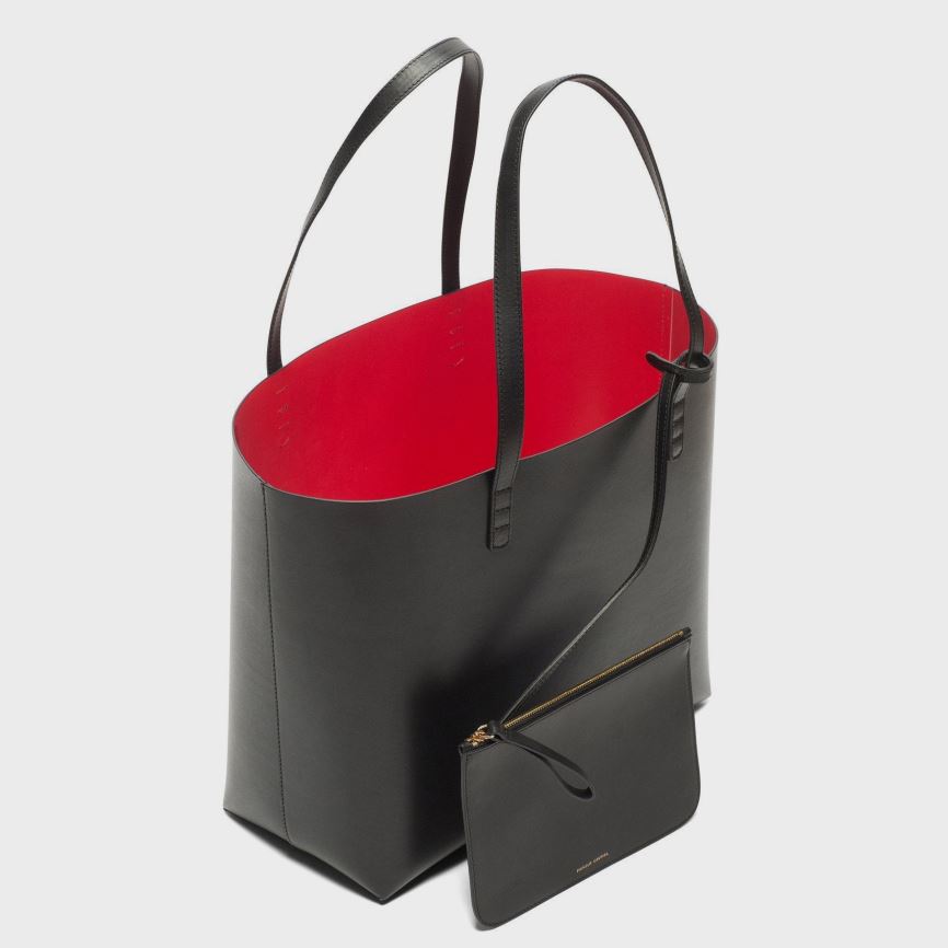 Women's Mansur Gavriel Large Tote Bags Black | AU 2158QW